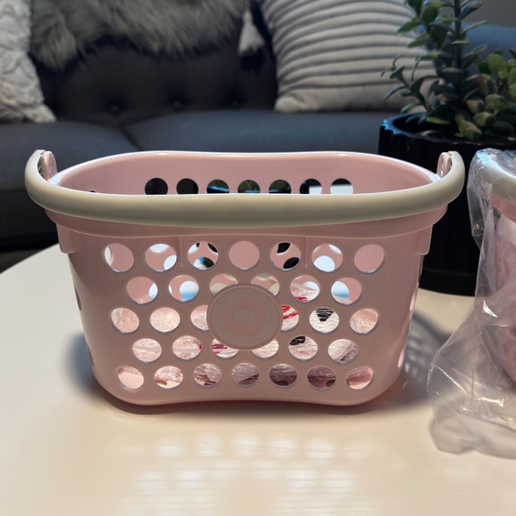 Pink Target Shopping Basket for Kids Pastel Target Basket - Picture 2 of 7